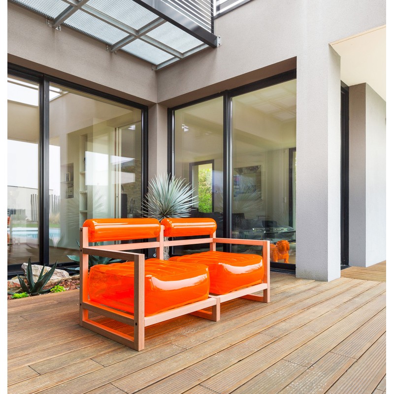 YOKO Sofa - Wood - Orange
