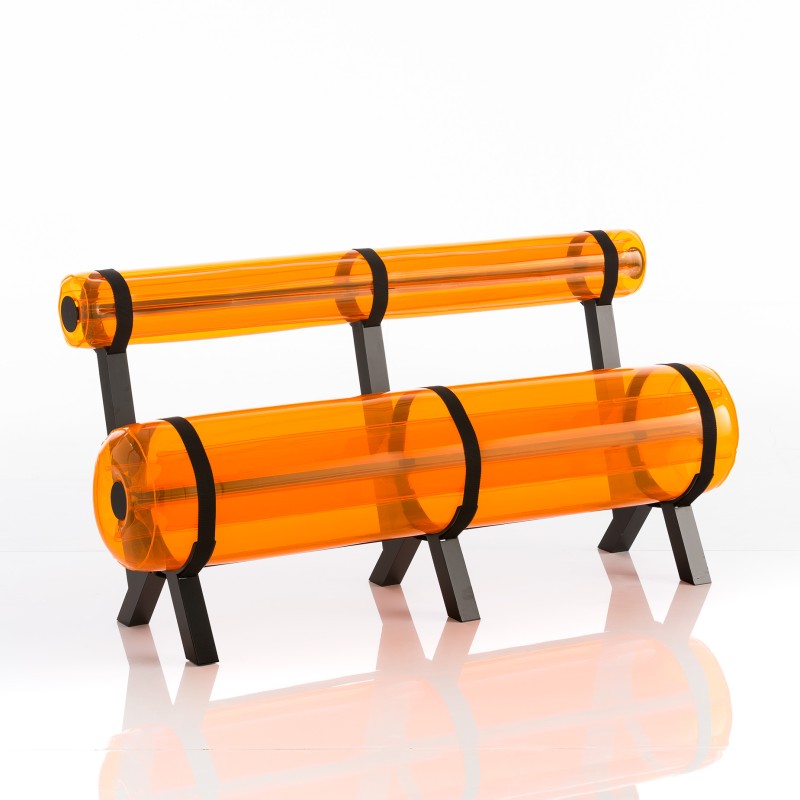 ZIBA Bench XL - Aluminium - Orange