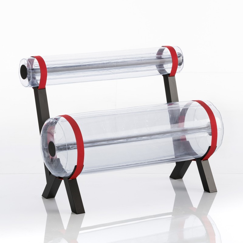 ZIBA Bench - Aluminium - Transparent