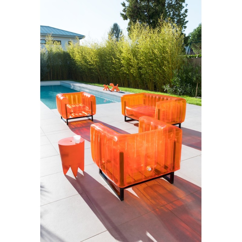 Gartenmöbel-Set Yomi - Aluminium - Orange