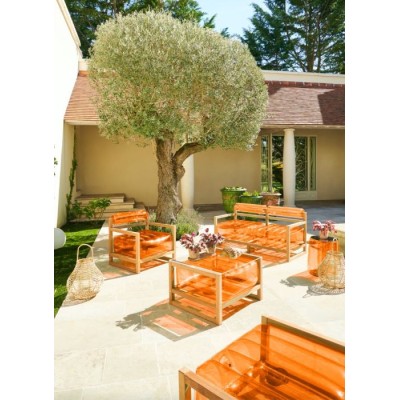 YOKO Lounge Garden & Coffee Table - 4 pieces