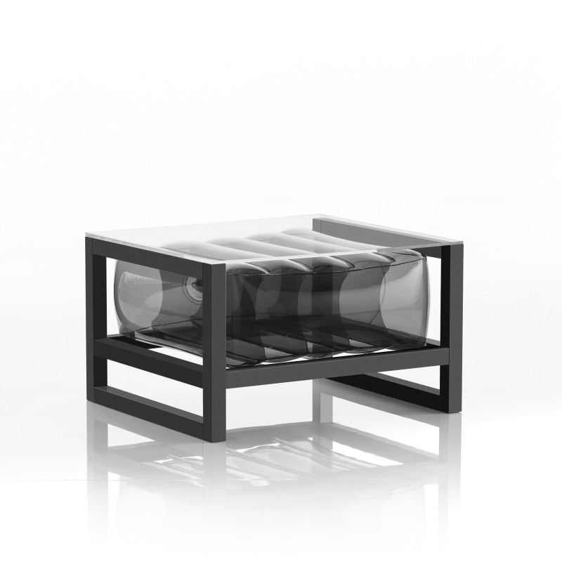 YOKO coffee table - Aluminium - Black