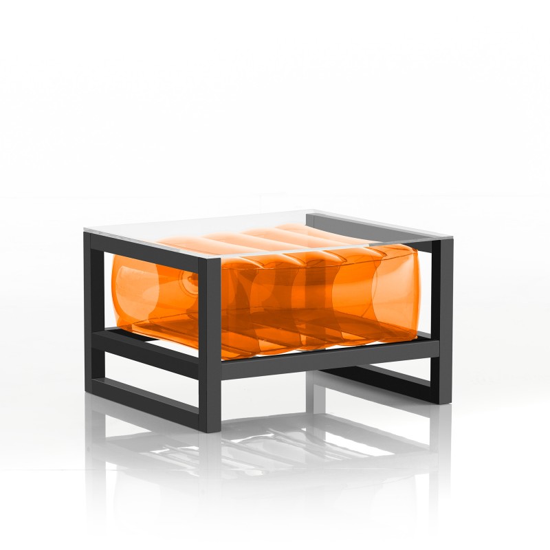Table basse YOKO - Aluminium - Orange