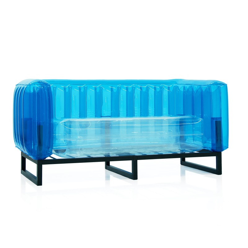 Yomi sofa - Transparent - Blue