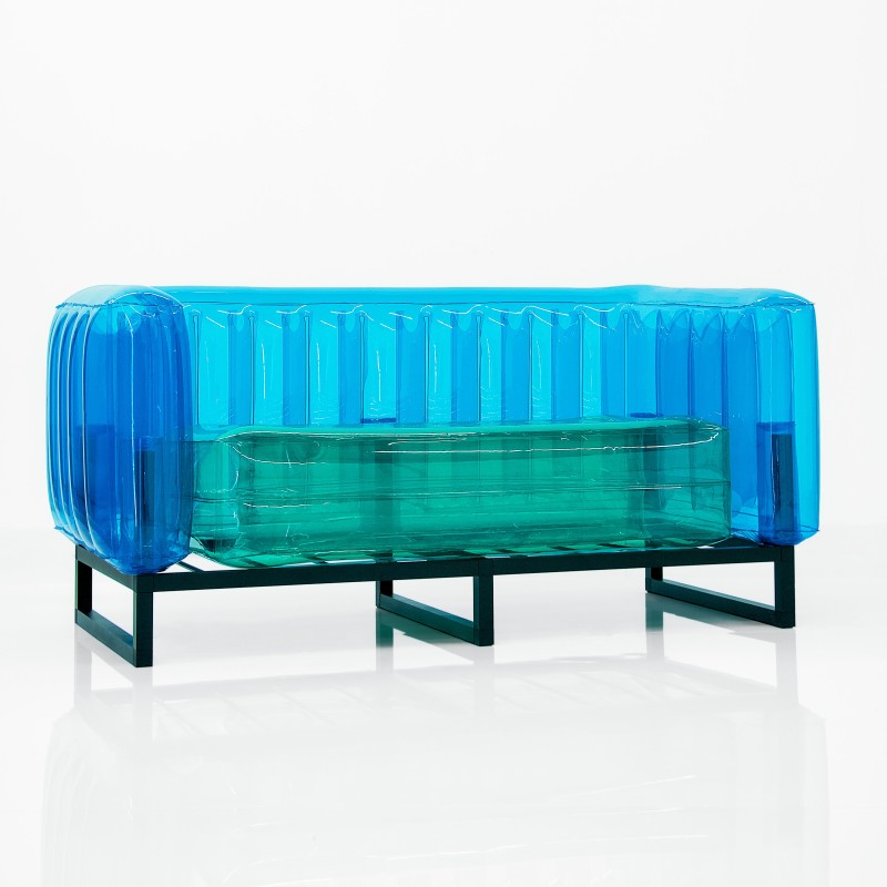 Yomi sofa - Green - Blue