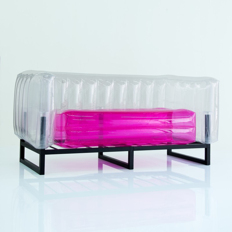 Yomi sofa - Pink - Transparent