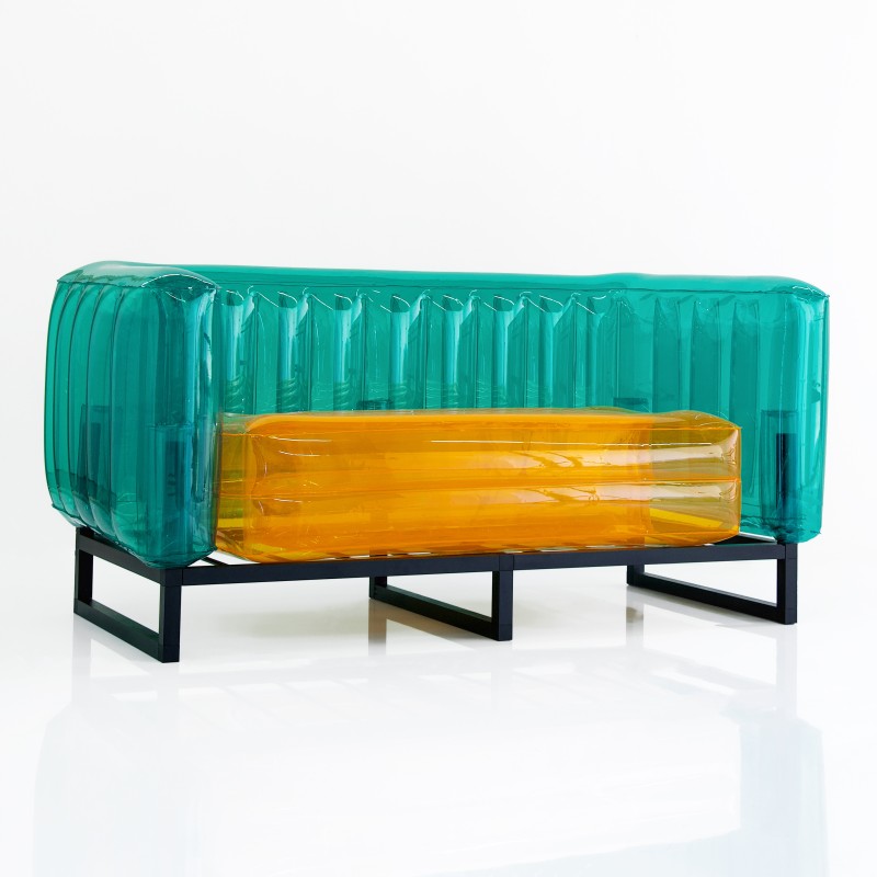 Yomi sofa - Orange - Green