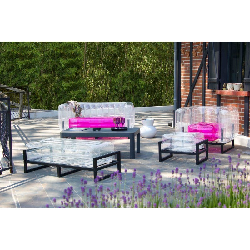Zweifarbiges YOMI Sofa - Pink - Transparent