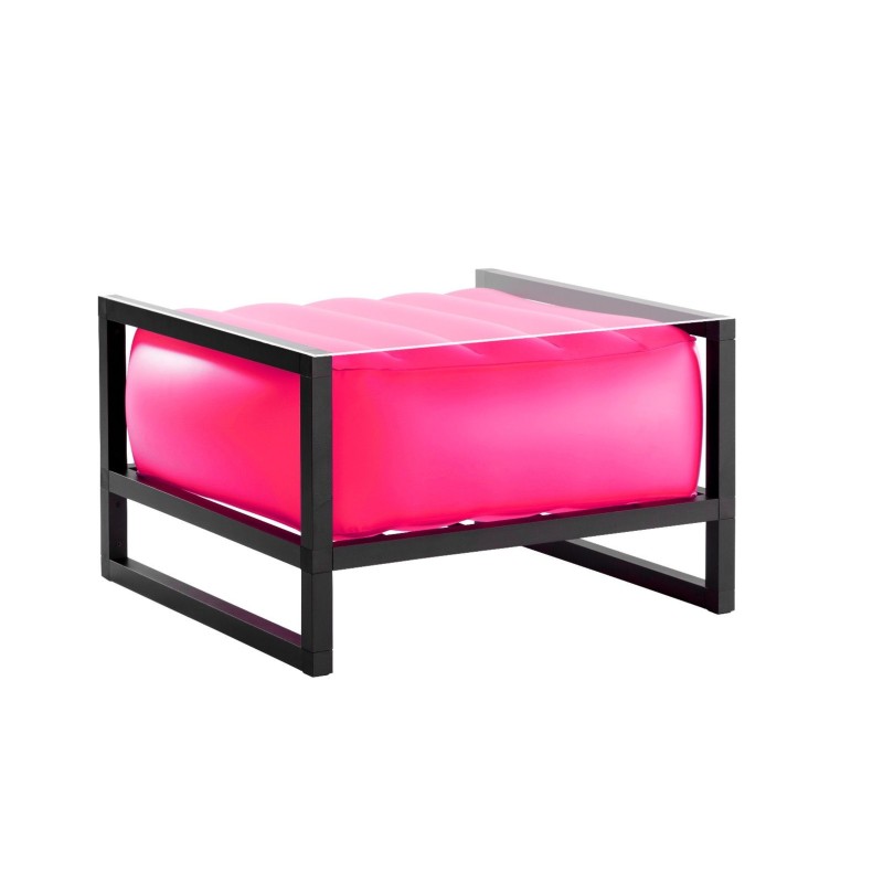 YOKO Luminous Coffee Table - Aluminium - Pink