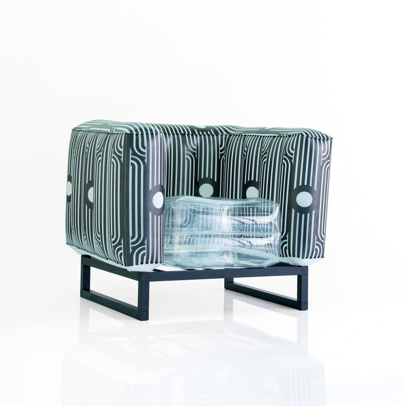 YOMI armchair "Open Bar" transparent seat By...