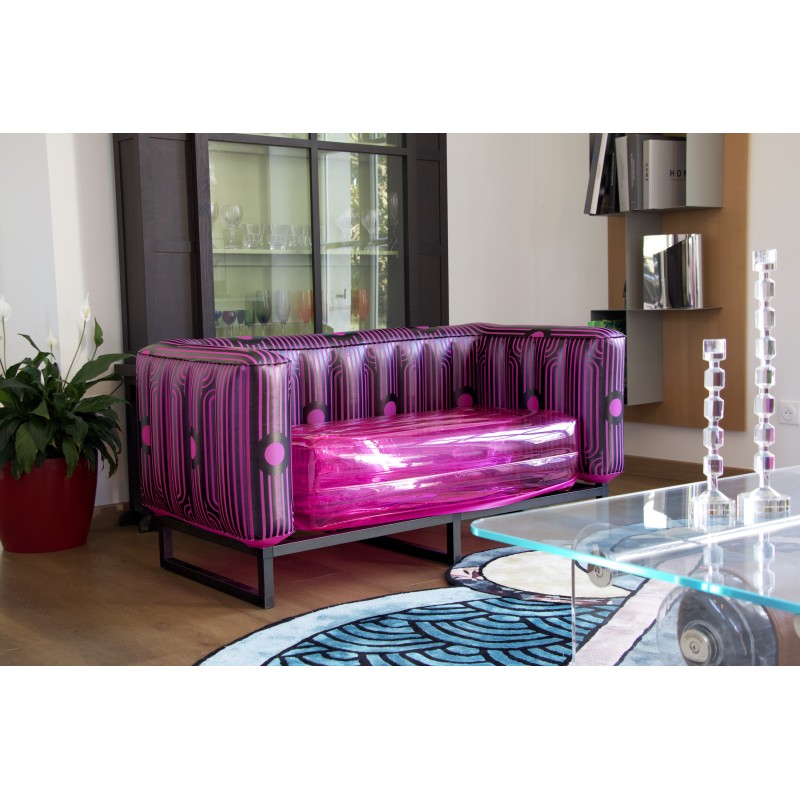 YOMI "OPEN BAR PINK" Sofa Crystal seat - by...