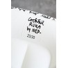 YOMI "COCKTAIL RUKA III" White Armchair, crystal black - by NEP