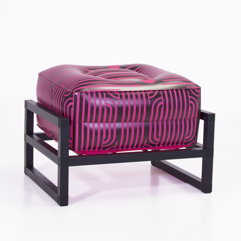 Pouf YOMI Lumineux "OPEN BAR PINK" by Society...